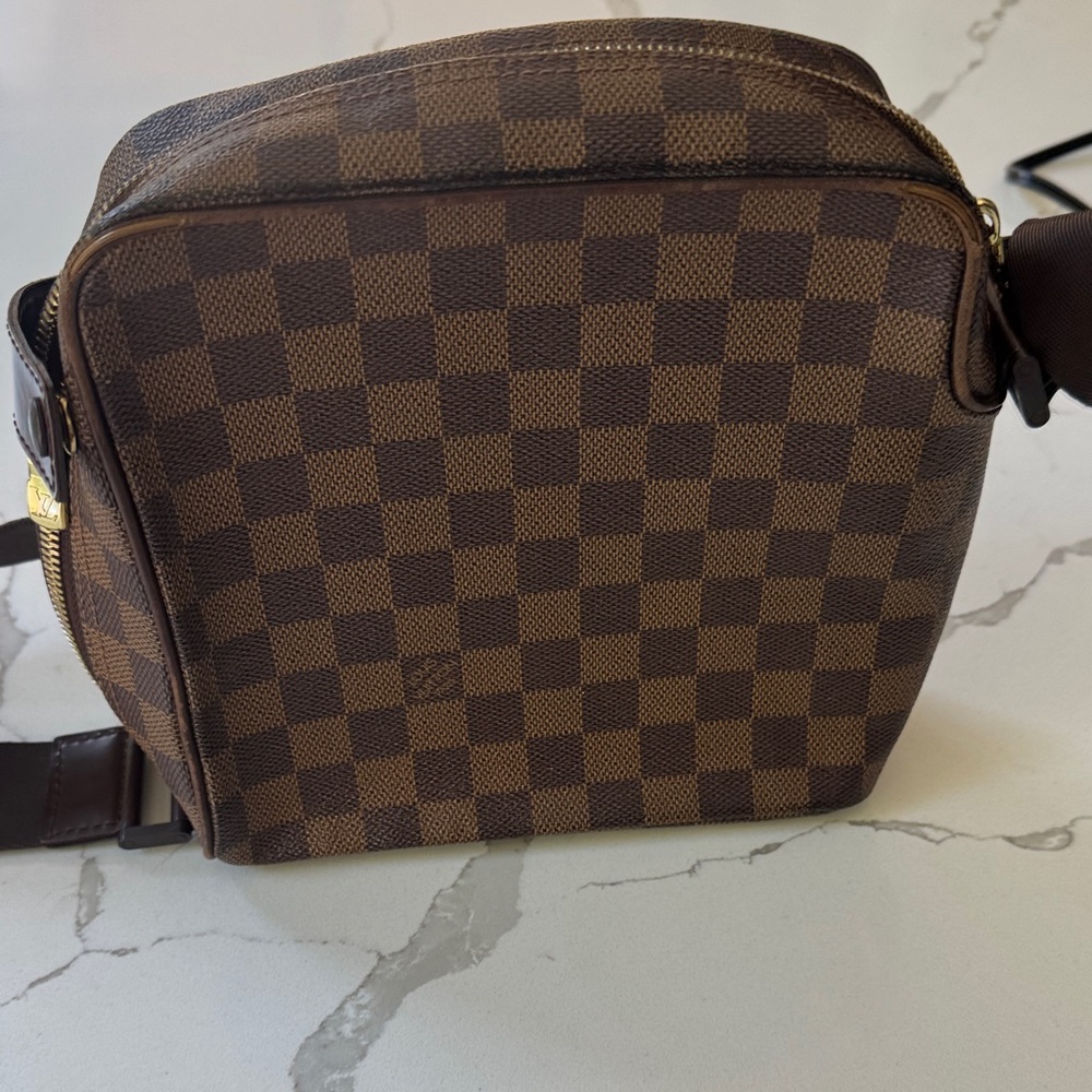 Louis Vuitton Brown Damier Ebene Crossbody Bag